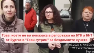 Това, което не ви показаха по БТВ и БНТ за глутниците бездомни кучета в Бургас в "Тази сутрин" 21.03.2023